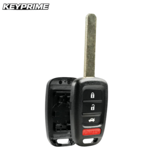 KEYPRIME - 2013-2017 Honda Accord Civic / 4-Button Remote Head Key Shell